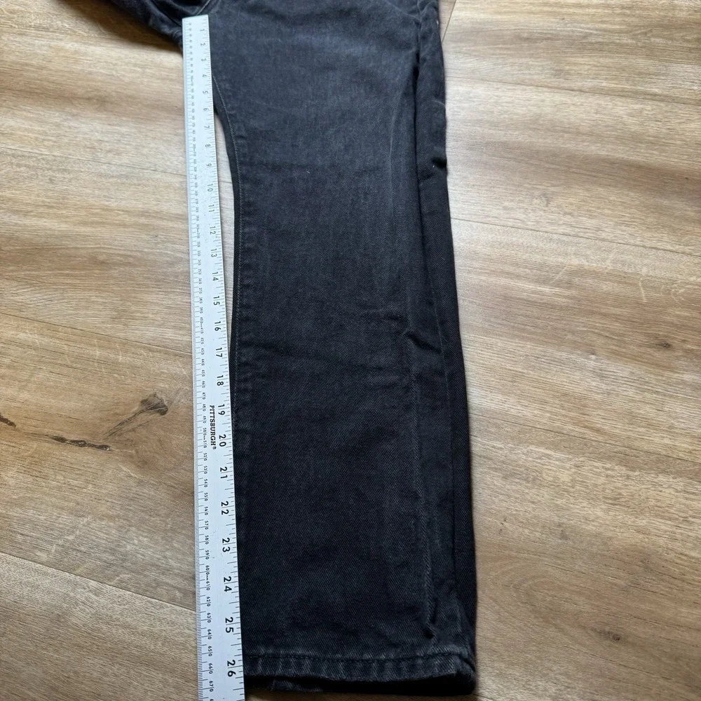 Vintage Levi's 501 Jeans Men 32x26 Black Straight‎ Leg Button Fly Made in USA